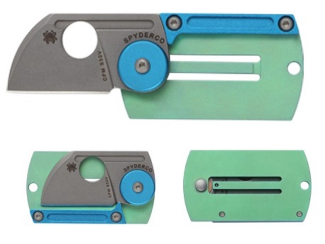 Folding Knife Spyderco Dogtag Folder PE