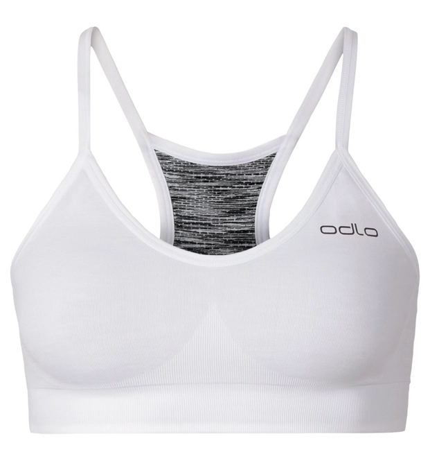 Sports Bra Odlo Womens Fitness Soft White