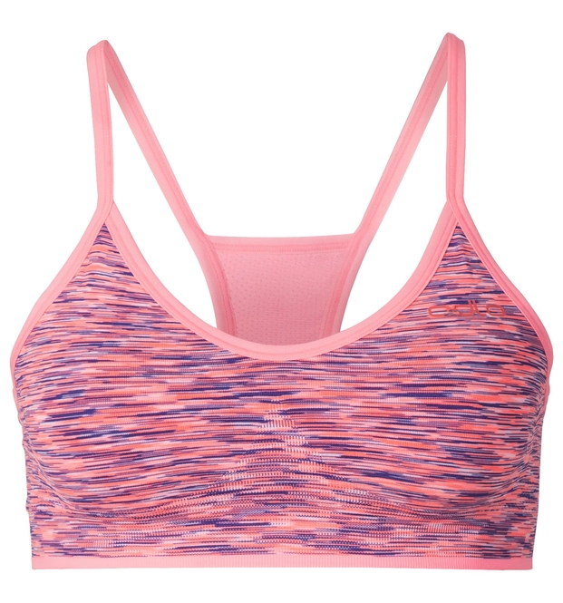 Sports Bra Odlo Womens Fitness Soft Fleur De Lotus