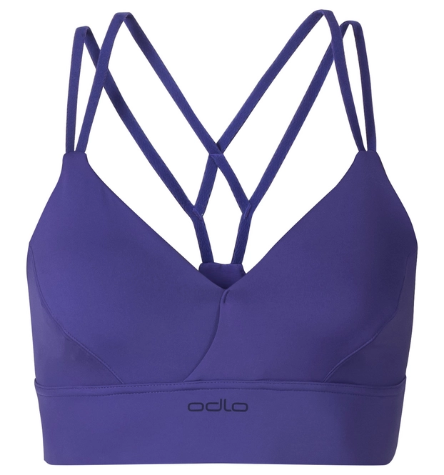 Sports Bra Odlo Womens Feminine Soft Spectrum Blue