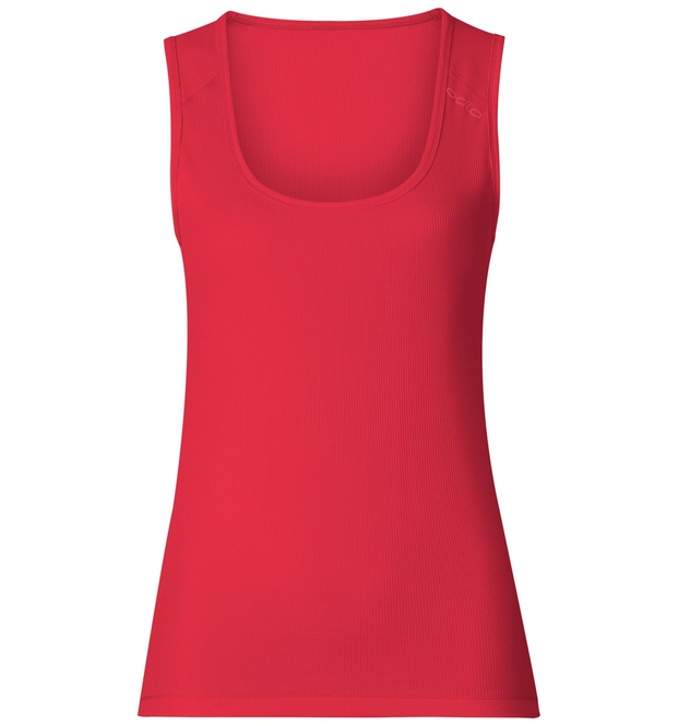 Vest Top Odlo Womens Singlet Crew Neck Cubic Bittersweet