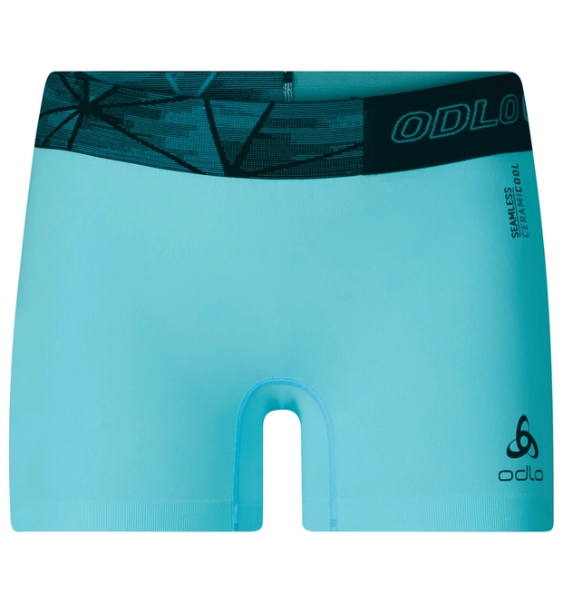 Underwear Odlo Womens Panty Ceramicool Seamless Blue Radiance