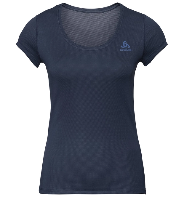 Undershirt Odlo Women SUW Top Crew Neck S/S Active F-Dry Light Diving Navy