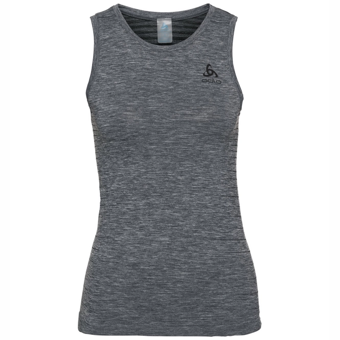 Vest Top Odlo Women SUW Top Crew Neck Singlet Performance Light Grey Melange