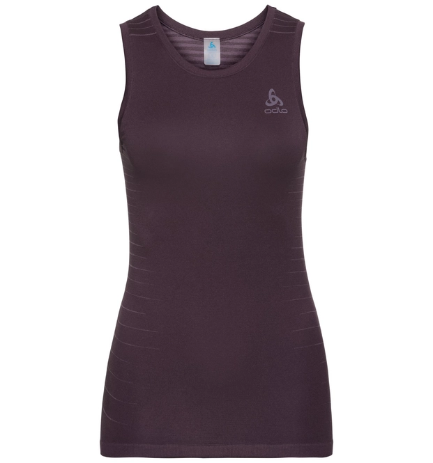 Vest Top Odlo Women SUW Top Crew Neck Singlet Performance Light Plum Perfect Quail