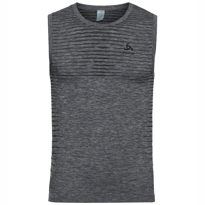 Vest Top  Odlo Men SUW Top Crew Neck Singlet Performance Light Grey Melange