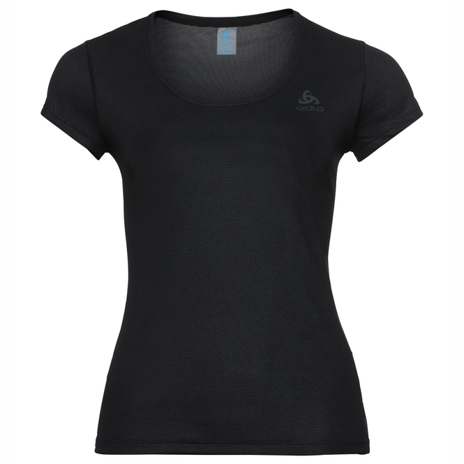 Undershirt Odlo Women SUW Top Crew Neck S/S Active F-Dry Light Black