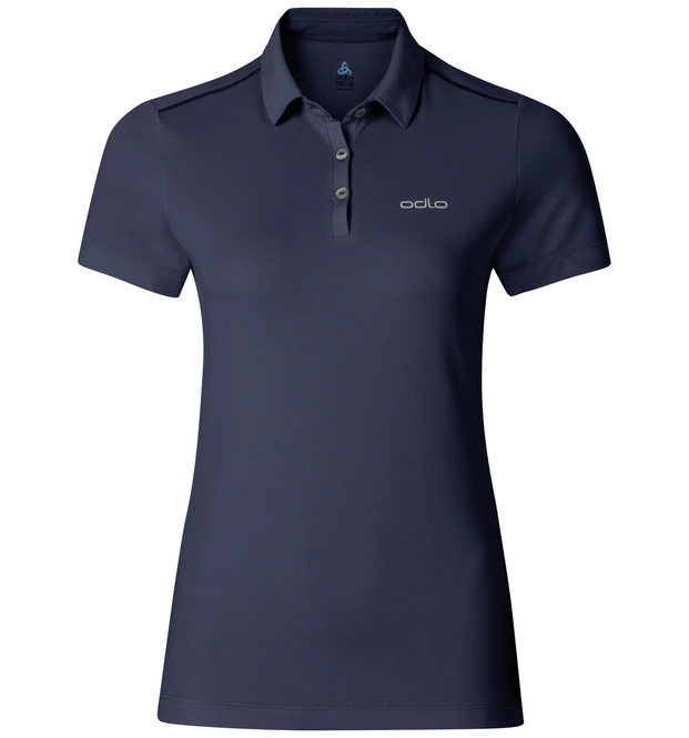 Polo Shirt Odlo Womens S/S Tina Peacoat