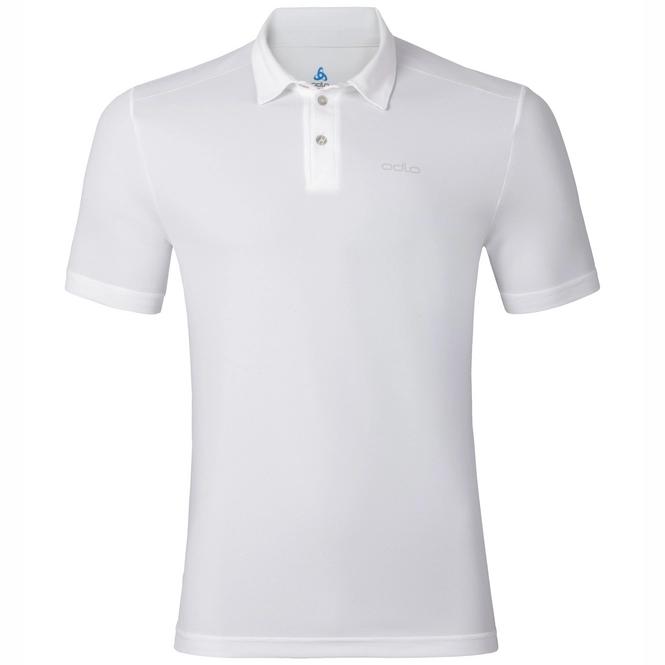 Polo Shirt Odlo Mens S/S Peter White