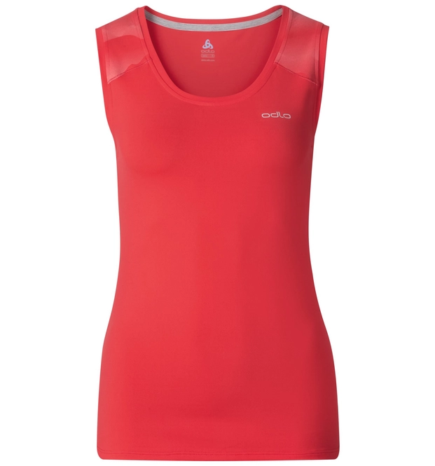 Vest Top Odlo Womens Sillian Bittersweet Placed Print