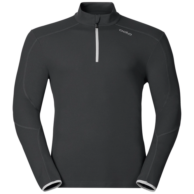 Sweatshirt Odlo Mens Midlayer 1/2 Zip La Molina Graphite Grey