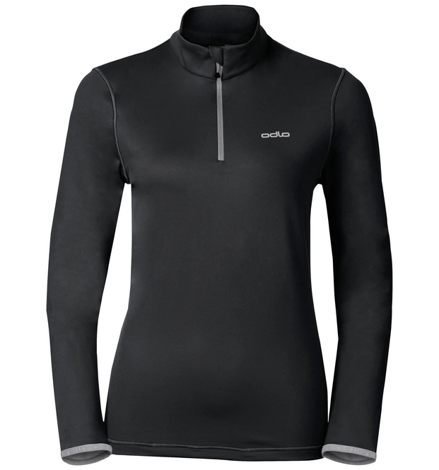 Sweatshirt Odlo Womens Midlayer 1/2 Zip Alagna Black