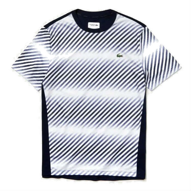 T-Shirt Lacoste Men TH3473 Navy Blue White