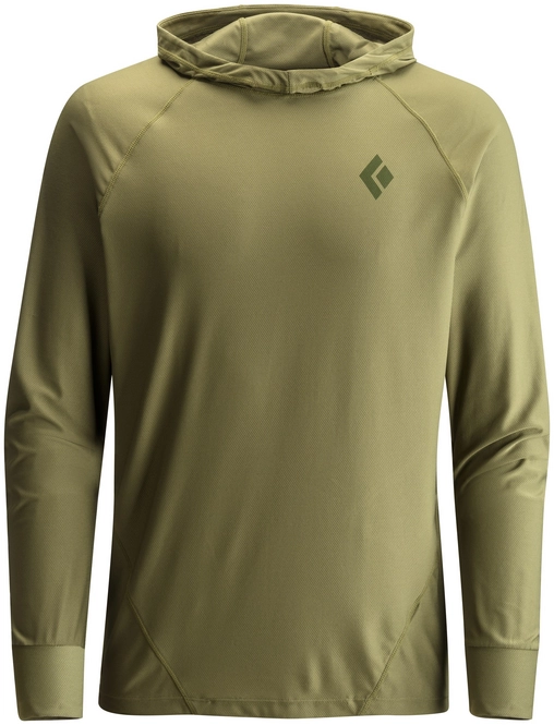 Long Sleeve Hoody Black Diamond Men Alpenglow Burnt Olive