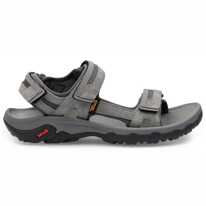 Sandals Teva Men Hudson Charcoal Grey