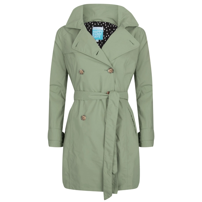 Raincoat Happy Rainy Days Trenchcoat Gemma Green