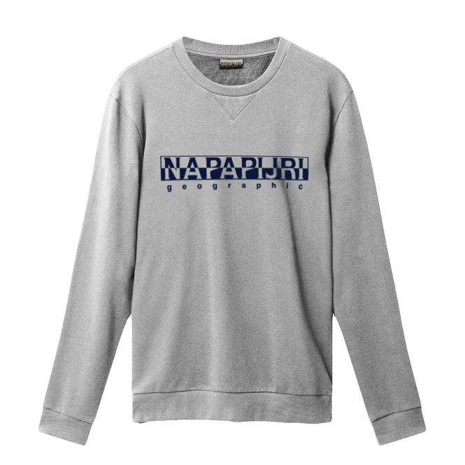 Jumper Napapijri Men Bevora Crew Med Grey Mel