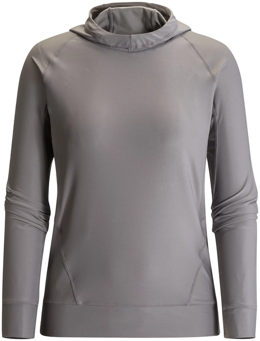 Long Sleeve Black Diamond Women Alpenglow Hoody Nickel