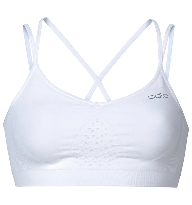 Sports Bra Odlo Womens Seamless Soft White