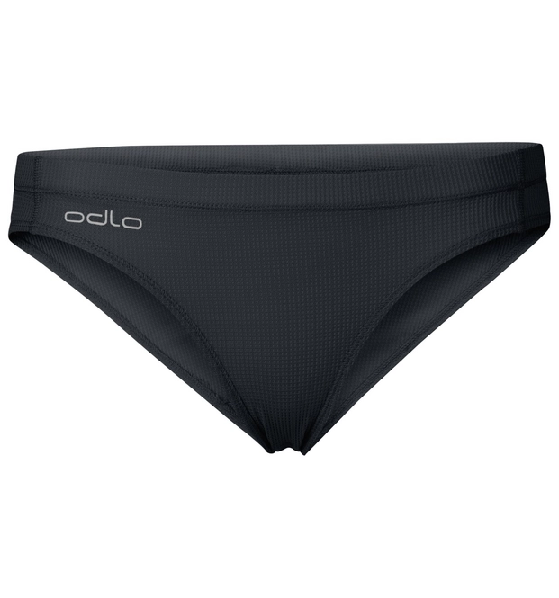 Underwear Odlo Womens Briefs Cubic Ebony Grey Black