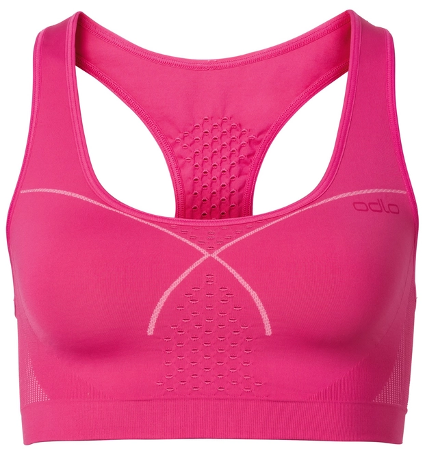 Sports Bra Odlo Womens Seamless Medium Beetroot Purple