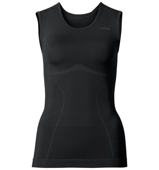 Vest Top Odlo Womens Singlet Crew Neck Evolution Light Lo Black