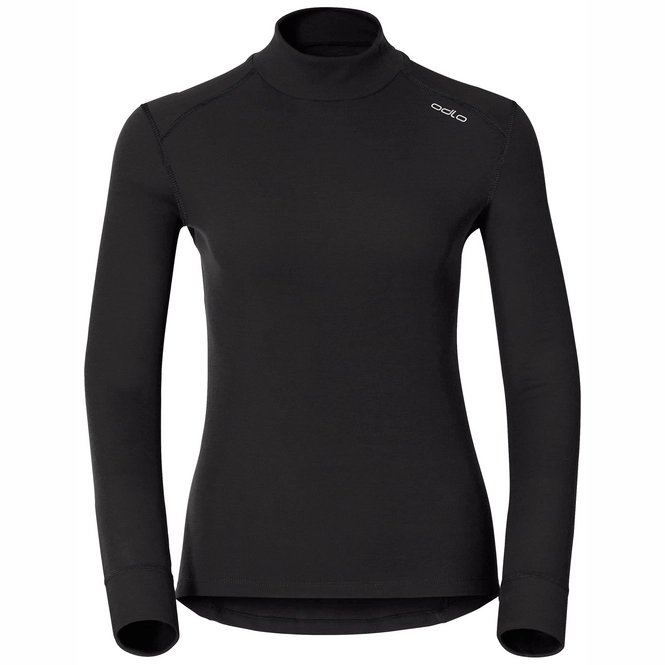 Undershirt Odlo Womens L/S Turtle Neck Warm Black