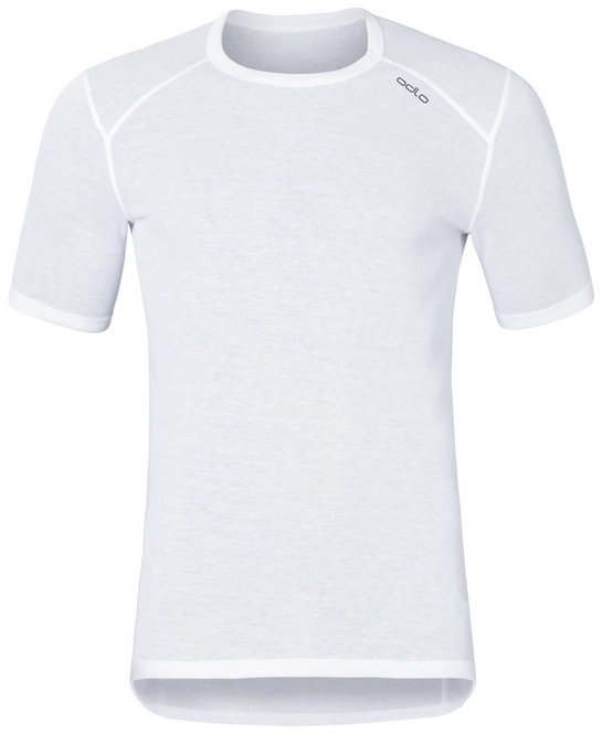 Undershirt Odlo Mens S/S Crew Neck Warm White