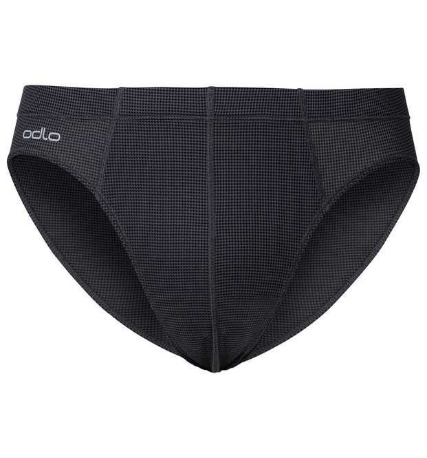 Underwear Odlo Mens Briefs Cubic Ebony Grey Black