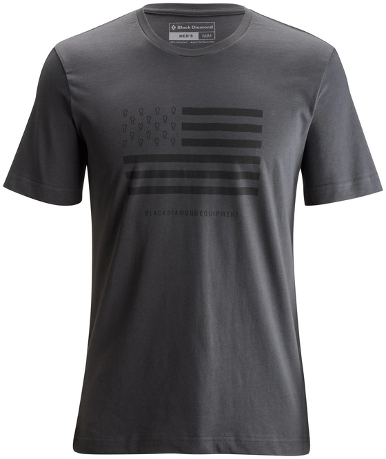 T-Shirt Black Diamond Men Ss Greenwood Tee Smoke