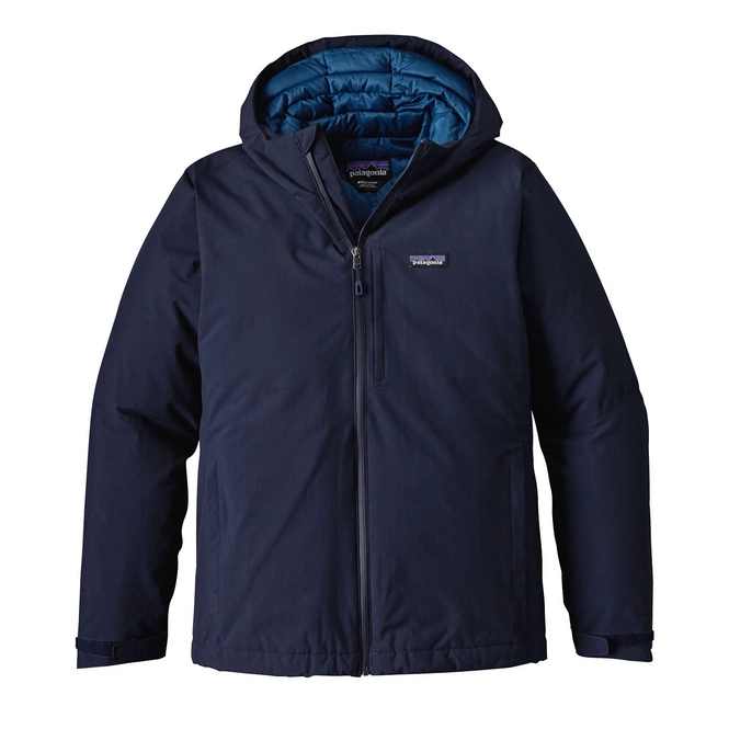 Winter Jacket Patagonia Men's Windsweep Down Hoodie Navy Blue