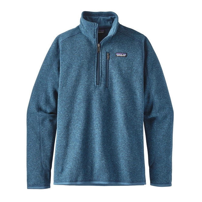 Fleece Patagonia Men's Better Sweater 1/4 Zip Big Sur Blue