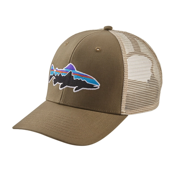 Cap Patagonia Fitz Roy Trout Trucker Hat Dark Ash