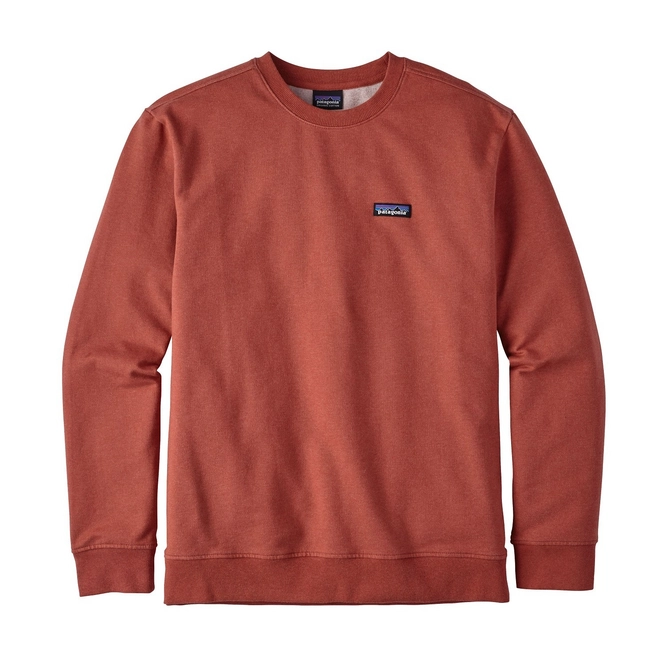 Jumper Patagonia Men's P-6 Label MW Crew Sweatshirt Roots Red