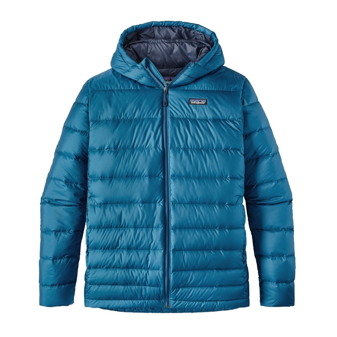 Winter Jacket Patagonia Men's Hi-Loft Down Hoodie Big Sur Blue