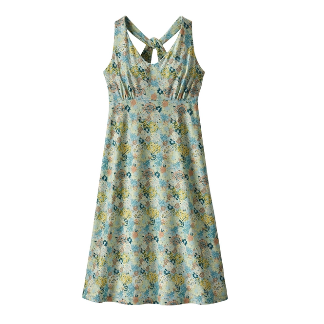 Dress Patagonia Women's Magnolia Spring Furnai Floral Atoll Blue