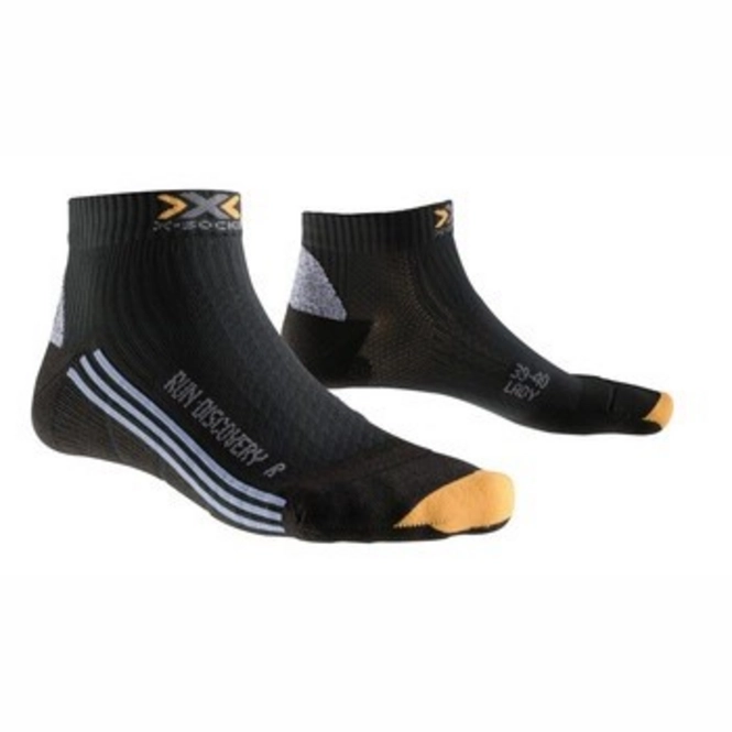 Running Socks X-Socks Run Discovery 2.1 Lady Black