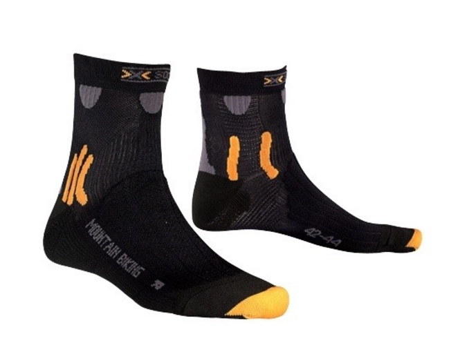 Cycling Socks X-Socks Mountain Biking Short Black