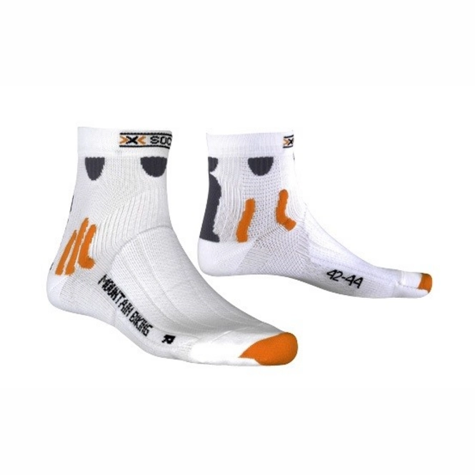 Cycling Socks X-Socks Mountain Biking Short White