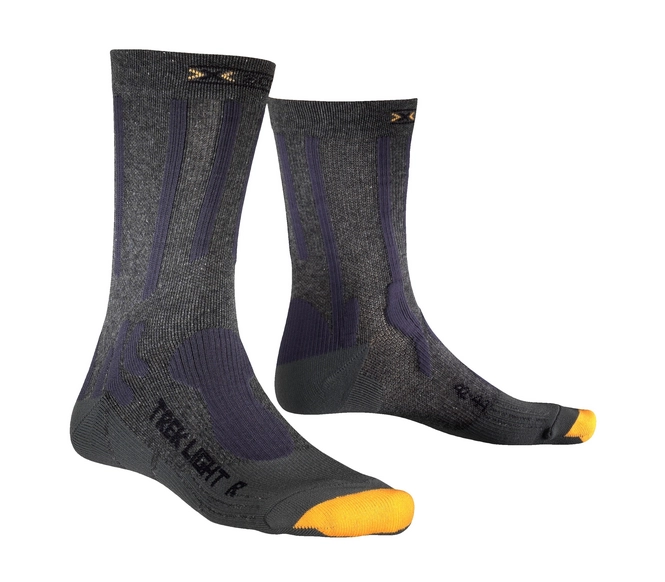 Walking Socks X-Socks Trekking Light Anthracite