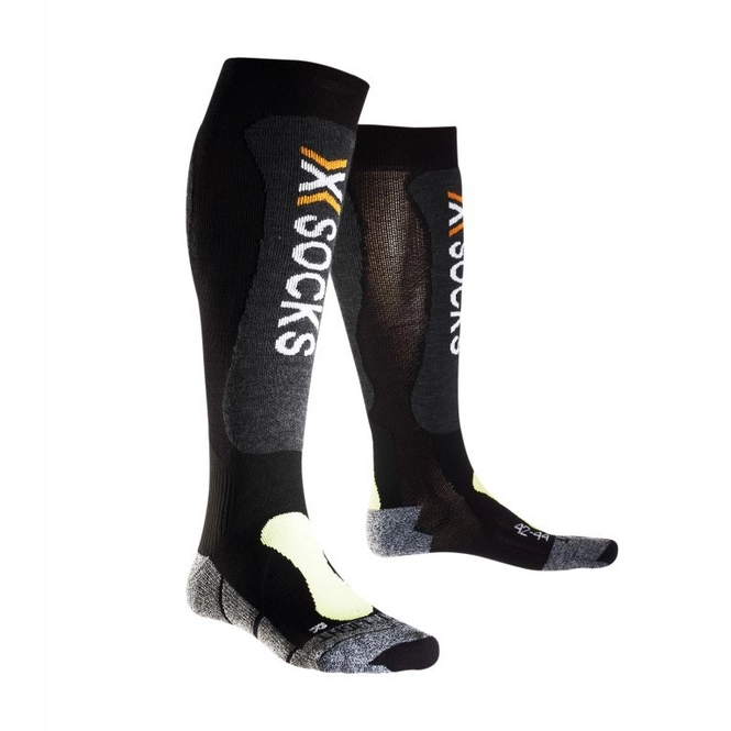 Ski Socks X-Socks Light Black/Yellow