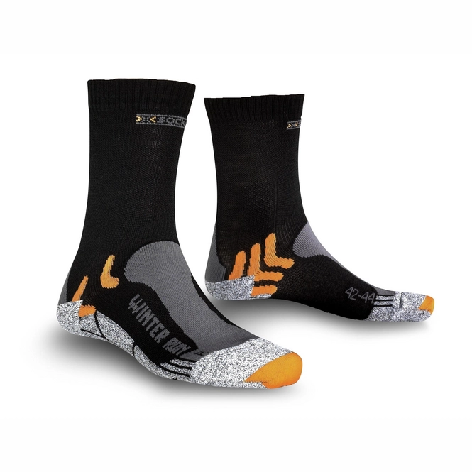 Running Socks X-Socks Winter Run Black