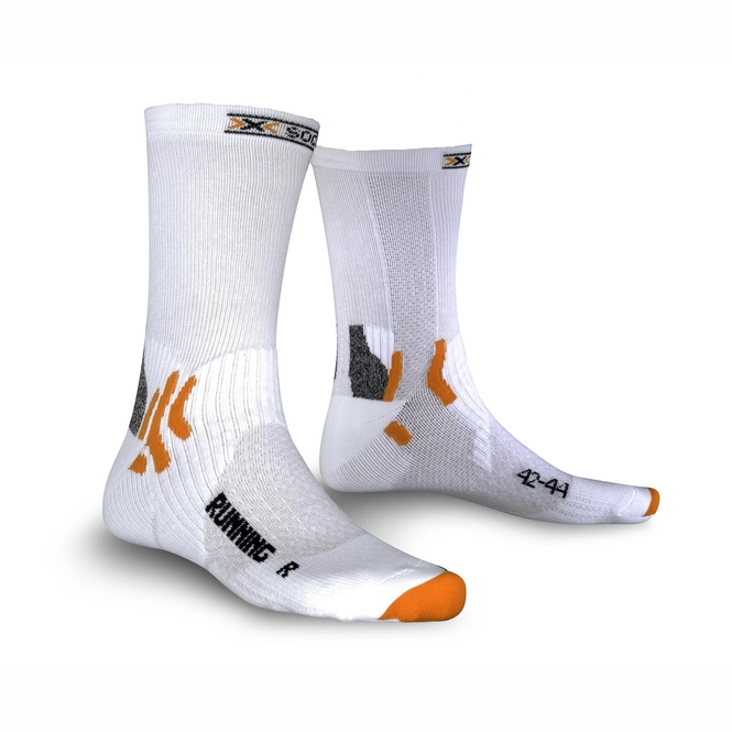 Running Socks X-Socks Running Mid Calf White