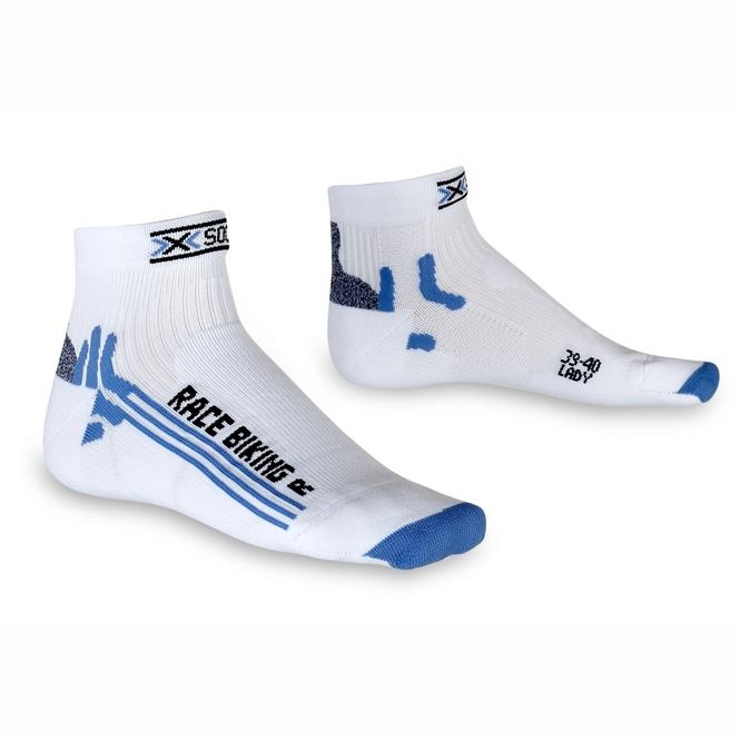 Cycling Socks X-Socks Bike Racing Lady White