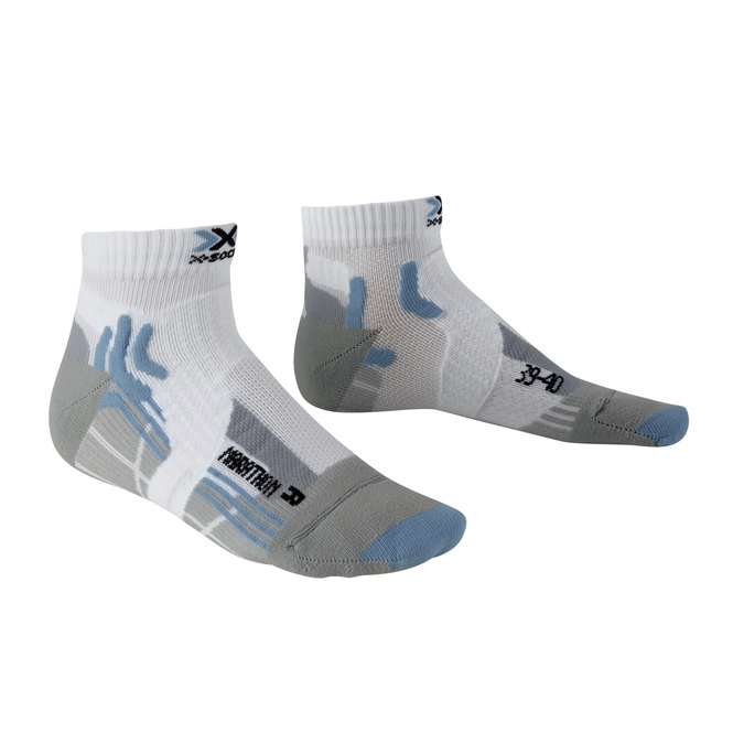 Running Socks X-Socks Marathon Lady White/Sky Blue