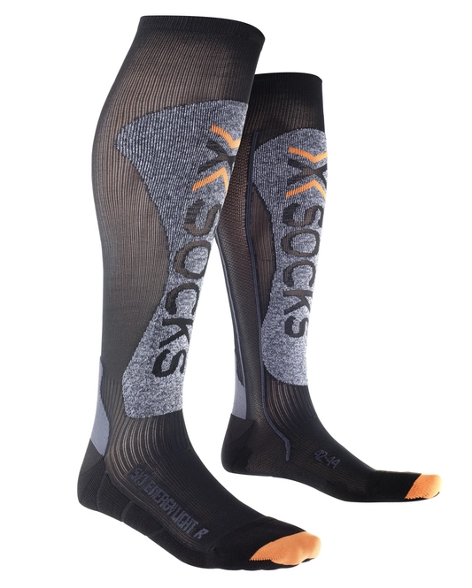 Ski Socks X-Socks Energiser Light Black/Melange