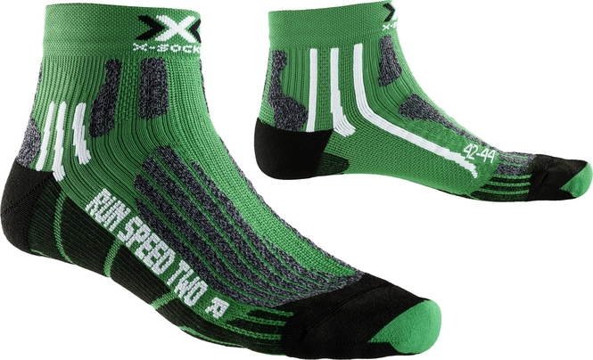 Running Socks X-Socks Speed Two Green/Black
