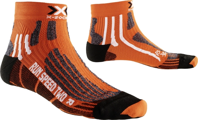 Running Socks X-Socks Speed Two Orange/Black