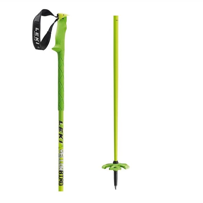 Ski Poles Leki Yellow Bird Neon White