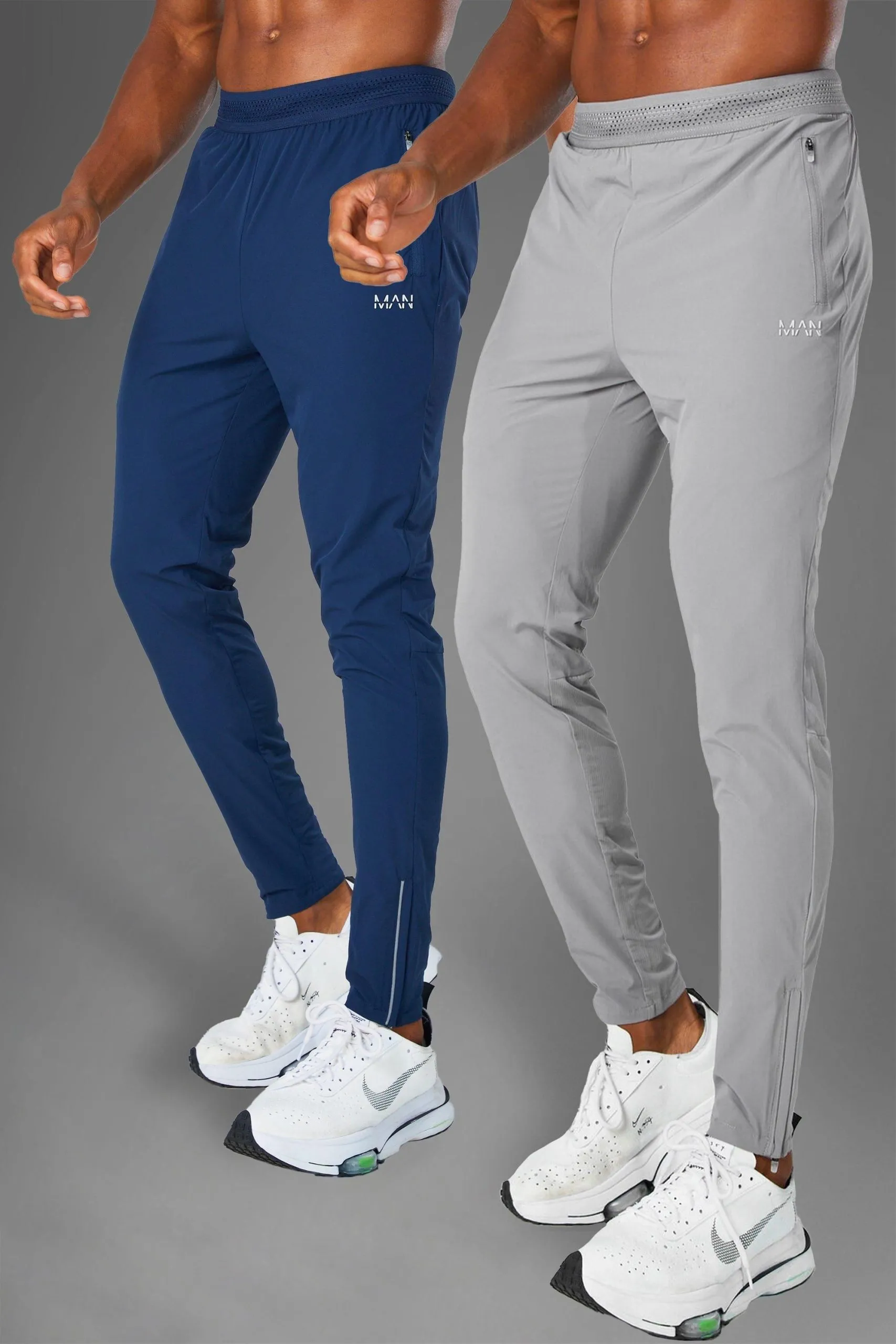 Man Active Gym 2 Pack Lightweight Tapered Jogger